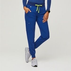 FIGS Zamora Jogger Scrub Pants - Electric Blue